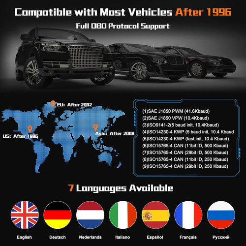 Zmoon Obd2 Scanner Diagnostic Tool, Vehicle Check Engine ...