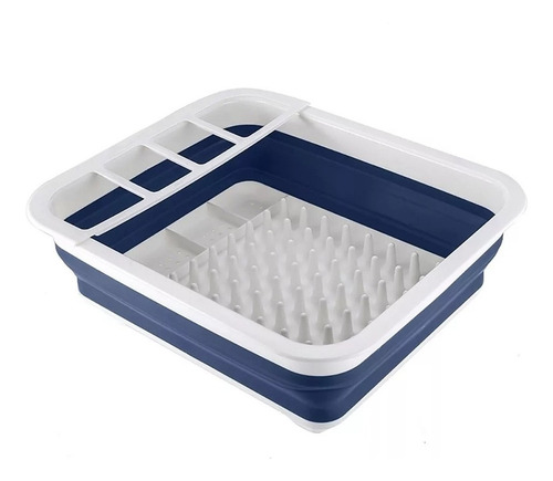 Escurridor De Trastes Plegable Plástico Y Silicón Para Chef