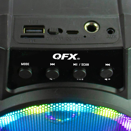 Qfx Bt-64 Tws Altavoz Portátil Recargable Por Bluetooth C...