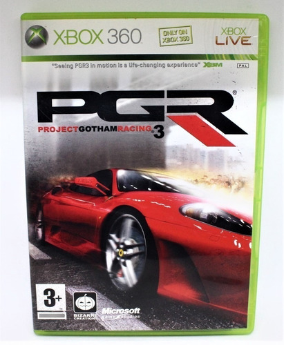 Project Gotham Racing 3 Xbox 360 Mídia Física Seminovo