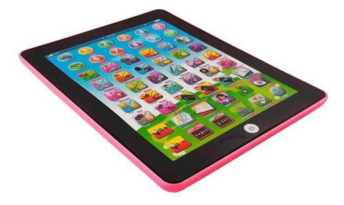 Tablet Infantil Bilingue Dia Das Crianças Rosa