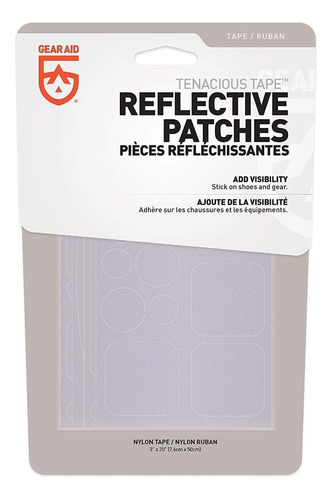 Imagen 1 de 6 de Parches Reflectivos Gear Aid (pack X 4 Diseños)