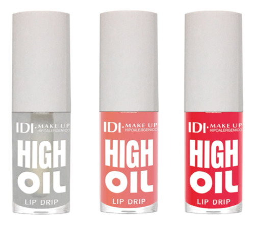 Idi Oleo Labial High Oil Cleary + Soft Peach + Rebel Red 3c