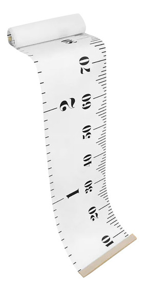 1PCS 8 x 79 Regla de tabla de crecimiento de beb/és para ni/ños Regla de pared de lona extra/íble Tabla de medida de altura Pintura de flores Reglas colgantes Decoraci/ón de la sala de pared