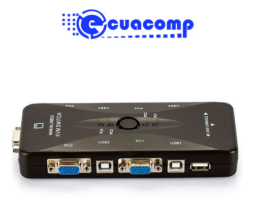 Switch Kvm Anera Kvm41ua De 4 Puertos Usb