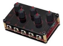 Comprar 4 Channel Line Mixer Portable Analog Sound Mixing Console
