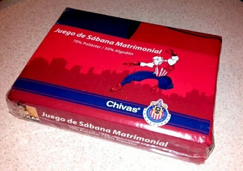 Sabanas Equipo Chivas Matrimonial Marca Colap