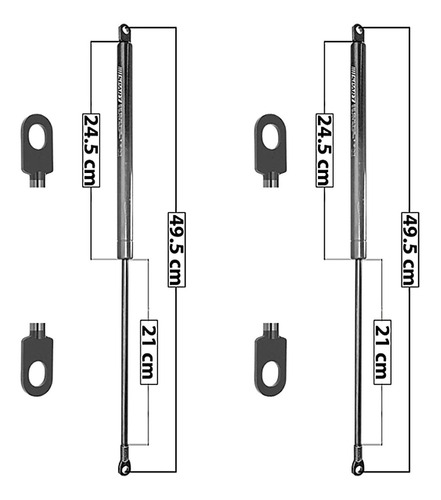 Par Amortiguadores 5ta Puerta Spart Volkswagen Caribe 77-87