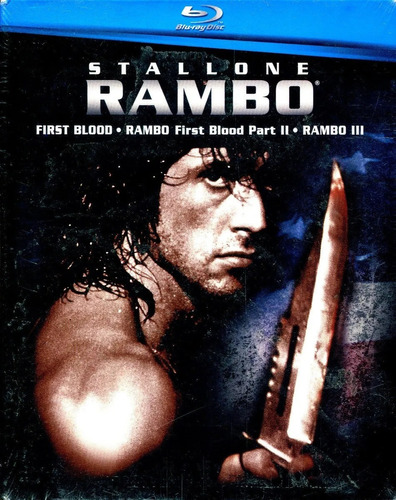 Boxset Trilogia Rambo ( First Blood 1 & 2, Rambo 3 ) Bluray