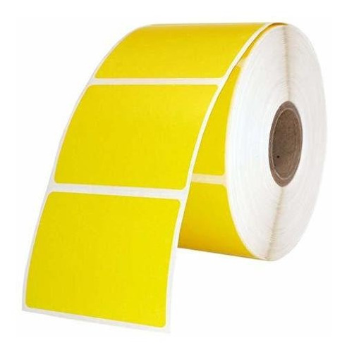 Etiqueta - 2  X 1.5  Yellow Multipurpose Labels On 1  Core C