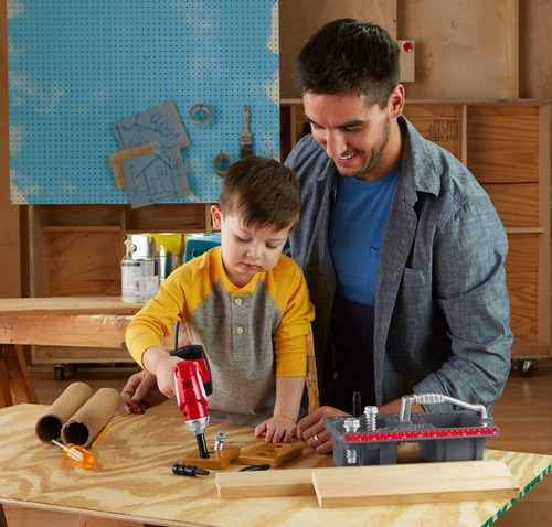 Imagen 7 de 9 de Set De Carpintería / Construccion Fisher Price Con Taladro