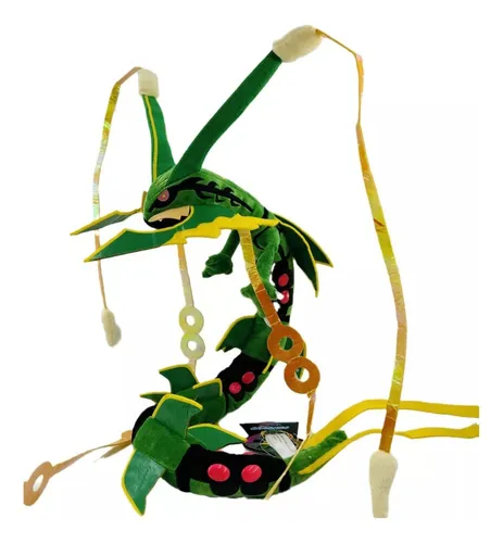 Novo Shiny Mega Rayquaza Peluche Mueca Juguete Navidad