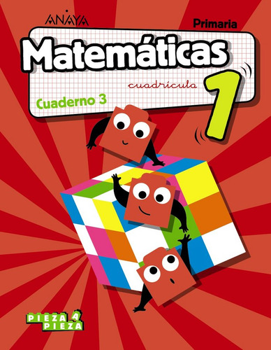 Matemáticas 1. Cuaderno 3. Cuadrícula. (libro Original)