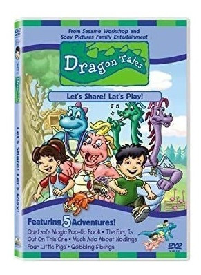 Dragon Tales Let's Share Let's Play Subtitled Import Dvd