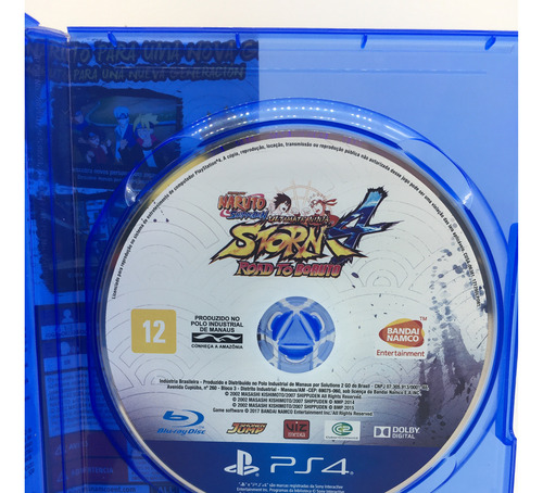 Naruto Storm 4 Road To Boruto Play Station 4 Usado Original (Usado)