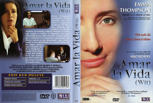 Amar La Vida ( Wit) - Emma Thompson - Cancer - Medicina Dvd