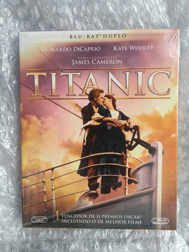 Blu-ray Titanic Duplo 2 Discos Bonus C/ Luva Dublado Lacrado