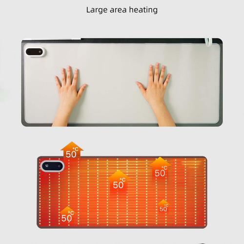 Aquecedor Aquecido Da Almofada De Mesa Para Cinza 80cmx33cm