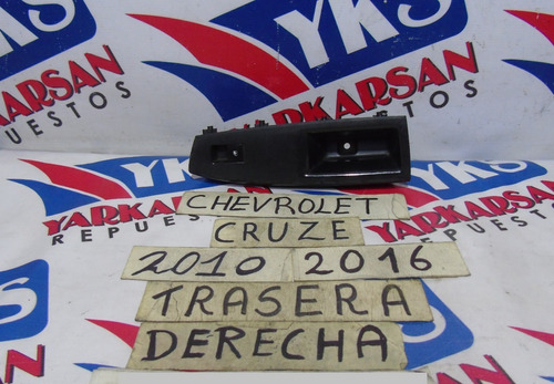 Botonera Trasera Derecha Chevrolet Cruze 2010-2016