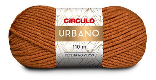 Lã Fio Urbano Círculo 100g 110m - Crochê / Tricô Cor 7370 - Gruta