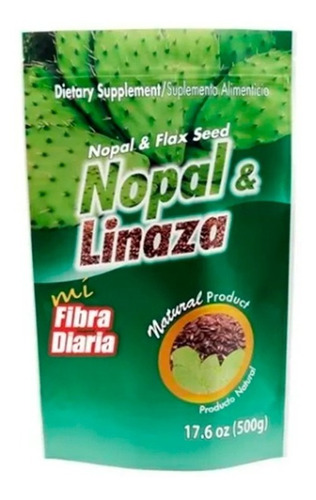 Nopal Y Linaza En Polvo 500 Gr. Agronewen