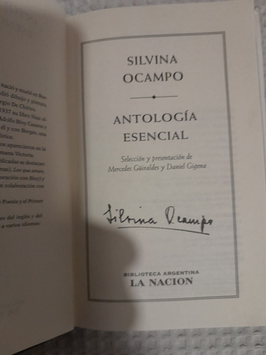 Antología Esencial, Silvina Ocampo, Biblioteca La Nación