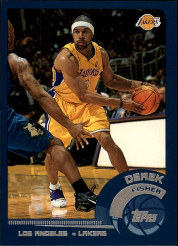 2002-03 Topps #133 Derek Fisher Los Angeles Lakers