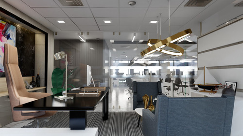 Imagen 8 de 10 de Diseño 3d Render Oficinas Obras Medicion Bim Arquitectura
