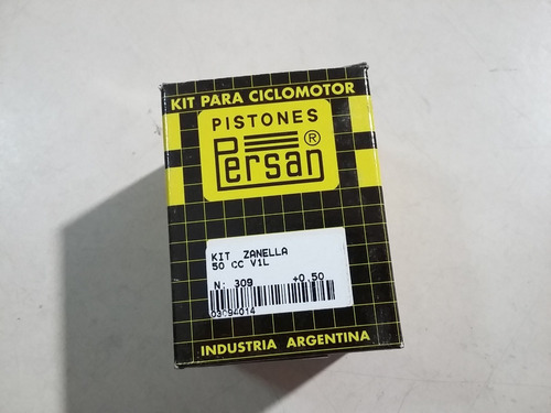 Piston Perno Y Aros Kit Persan Zanella 50 Cc Due Medida 0.50