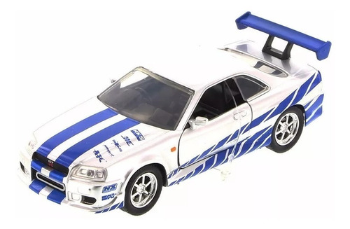 Brians Nissan Skyline Gt-r R34 Rapido Y Furioso 1/32 Fast