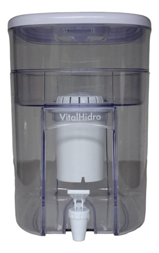 Dispensador De Agua 9l - Vitalhidro Con Filtro Color Gris