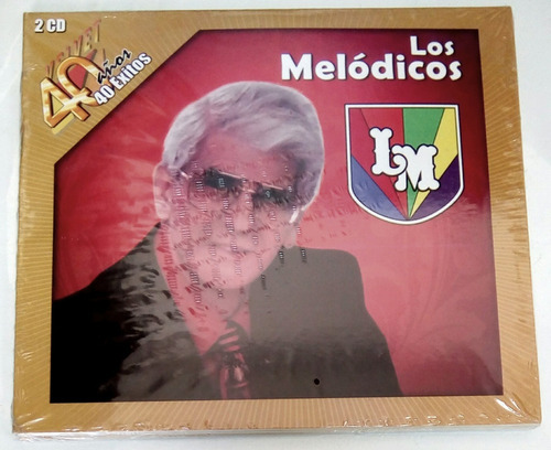 Los Melódicos 40 Años 40 Exitos 2 Cds Original Y Nuevo