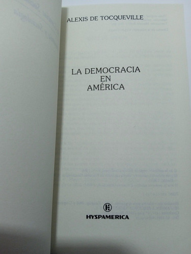 Imagen 3 de 5 de La Democracia En América - Alexis De Tocqueville - Política