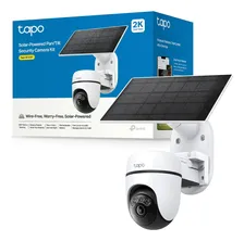 TP-Link Tapo C610 KIT Cámara de Seguridad WiFi Solar - 2K - Cobertura 360° - Solo 45min de Sol - Visión Nocturna a Color - Detección de Movimiento - Alarma de Luz y Sonido - 512GB - App Tapo - IP65