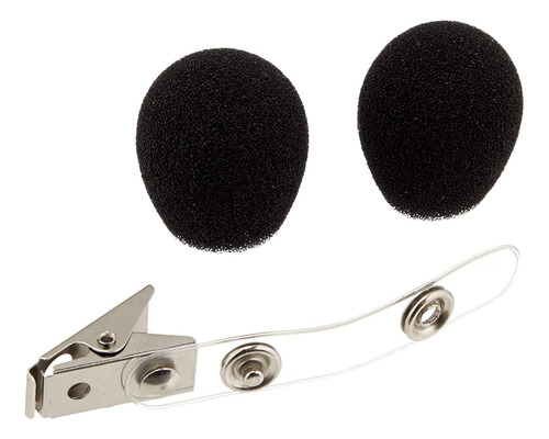 Shure Rk318ws Parabrisa Espuma Negra Clippara Ropa Todo Wh10