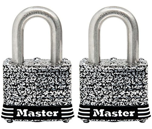 Cerradura Master Lock Candado De Acero Inoxidable Laminado 1