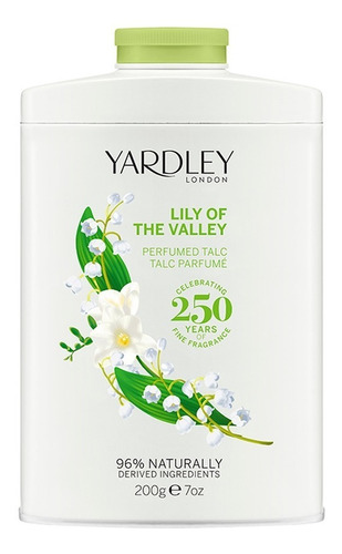 Talco Perfumado Yardley Lily Of The Valey 200g - Selo Adipec