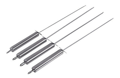 Imagen 6 de 10 de Kit Utensilios De Acero Asador Bbq 18pz. Mrbeef Estuche Pro