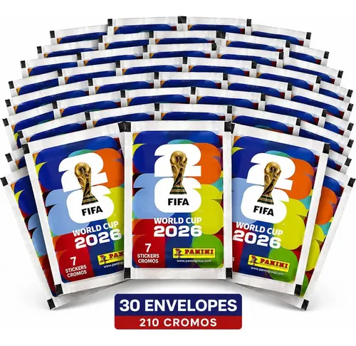 Copa Do Mundo Fifa 2026 - Kit Com 30 Envelopes Panini Oficial (210