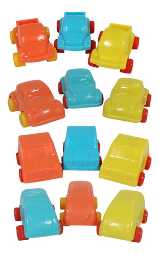 6 Autitos Duravit Autos Plástico T/ Piluky Souvenir Juguete