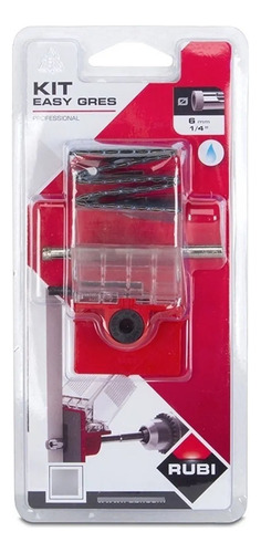Kit Easy Gres Broca Diamantada 8mm Porcelanato 04928 Rubi