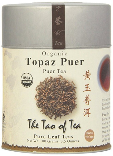 El Tao De Té, Topaz Puer Del Té De Puer, Hojas Sueltas, 3,5 