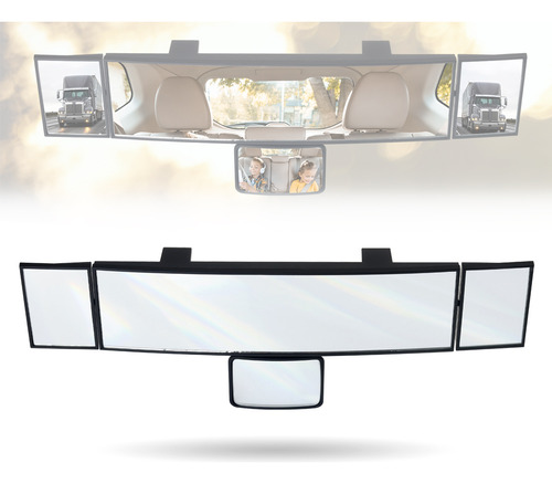 Espejo Retrovisor Auxiliar De Ángulo Ajustable Para Automóvi