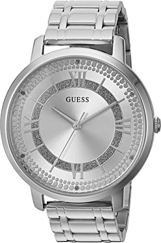 Reloj Guess Plateado Mod. U0933l1 Mujer Original Y Nuevo