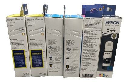 Imagen 3 de 4 de Kit Tinta Epson 544 De 65ml C/u (4 Colores)