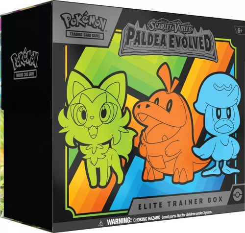 Pokemon Elite Trainer Box Paldea Evolved Ingles Español