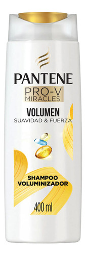 Pantene Prov Miracles Shampoo Volumen Suavidad Fuerza 400ml 