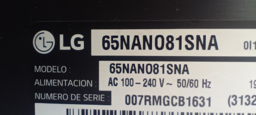 Mainboar LG Nanocell 65 