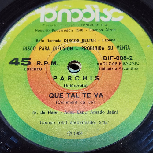 Simple Tino Parchis 008 Tonodisc C7