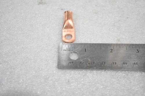 Tr414 Non-insulated Copper #4 Gauge 1/4 Inch Ring Termi Kbk